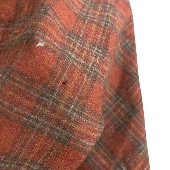VINTAGR Albert Capraro wool plaid skirt size 6 FLAWS - Picture 5 of 8